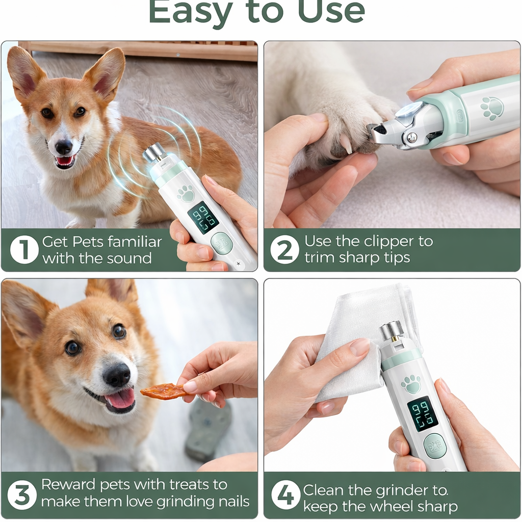 The PawGentle Pro 2-in-1 Nail Trimmer