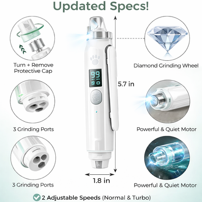 The PawGentle Pro 2-in-1 Nail Trimmer